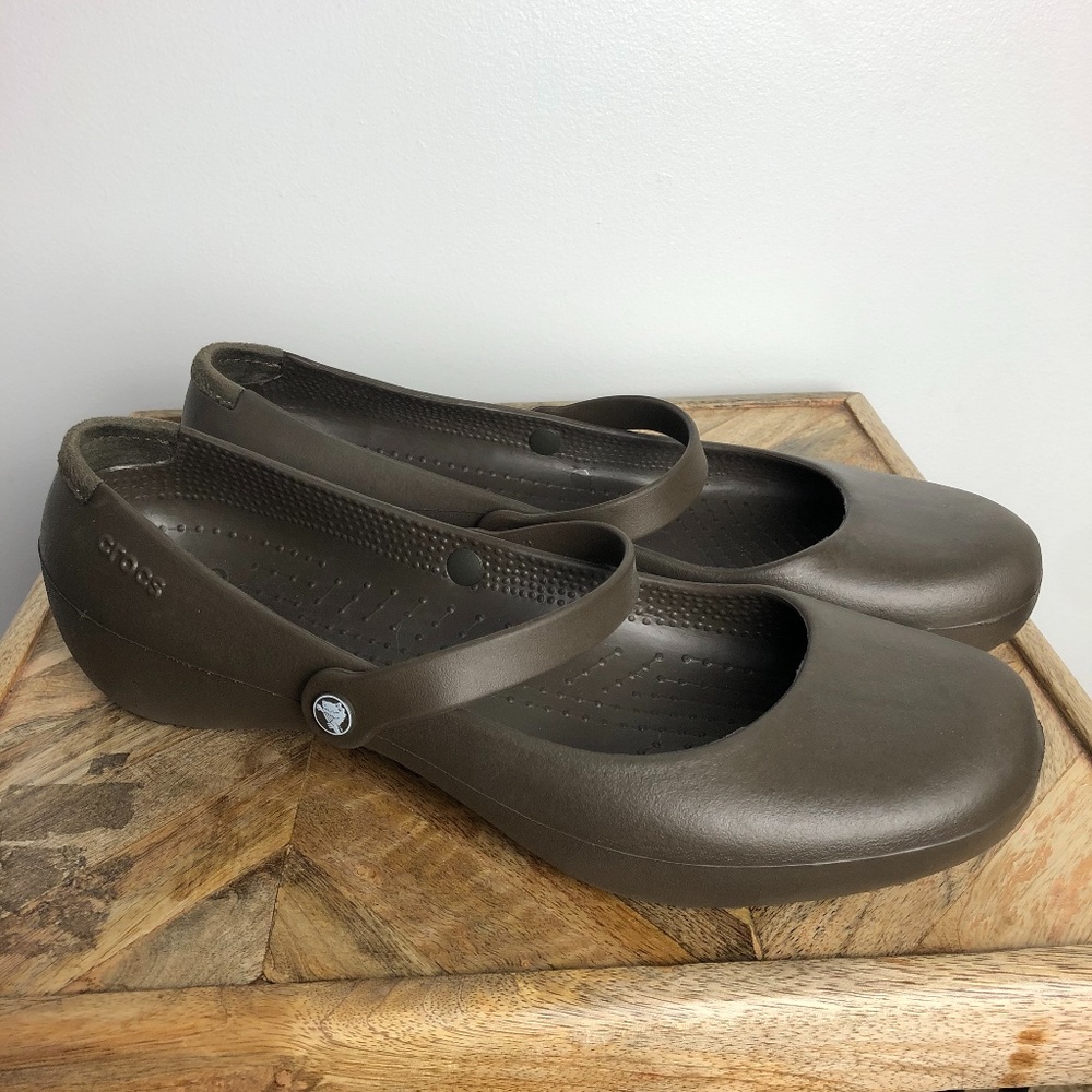Crocs Brown Alice Flats